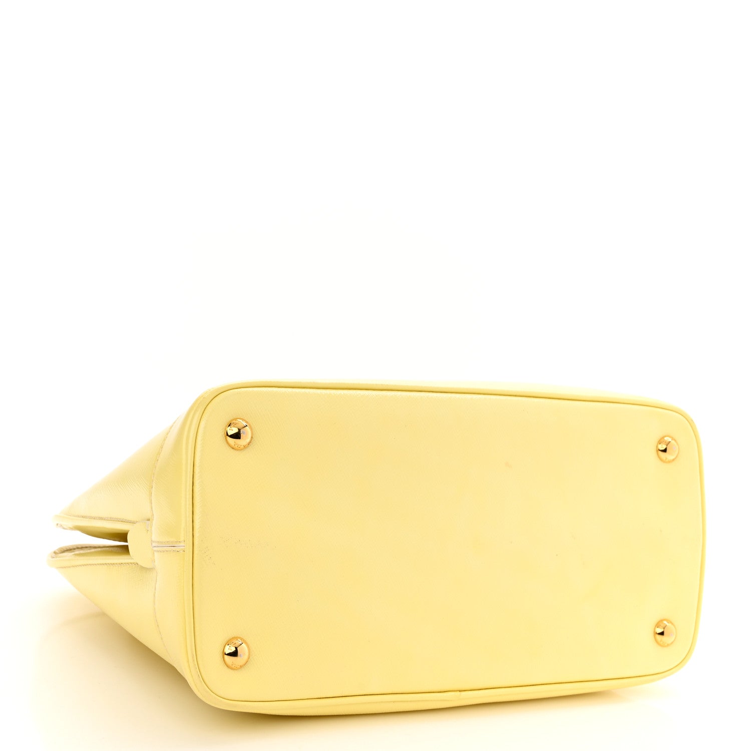 Prada Saffiano Lux Medium Open Promenade Tote Ananas 3 of 16