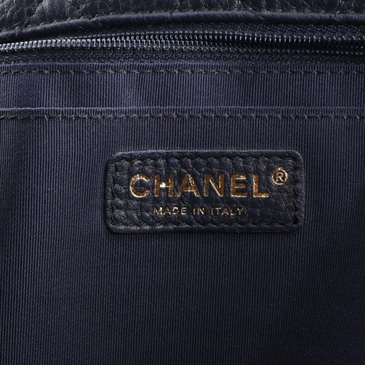 Chanel Calfskin Quilted Small XXL Travel Flap Bag Navy 5 of 9
