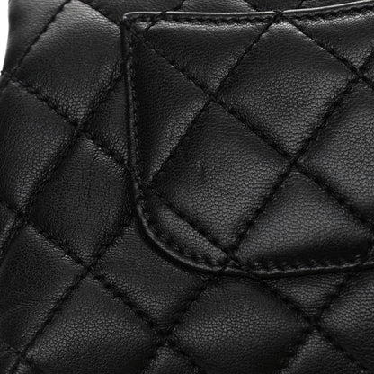 Chanel Goatskin Quilted Rainbow Extra Mini Coco Handle Flap Black 11 of 11
