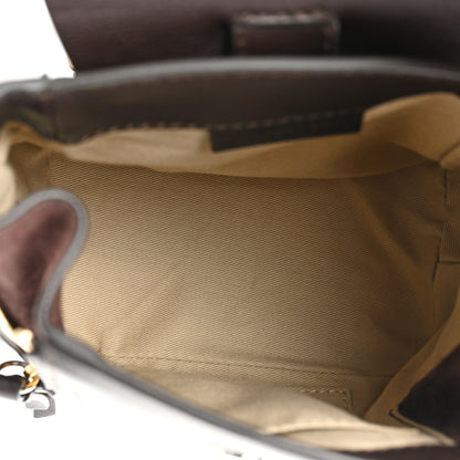 Chloe Suede Calfskin Mini Faye Backpack Carbon Brown 5 of 9