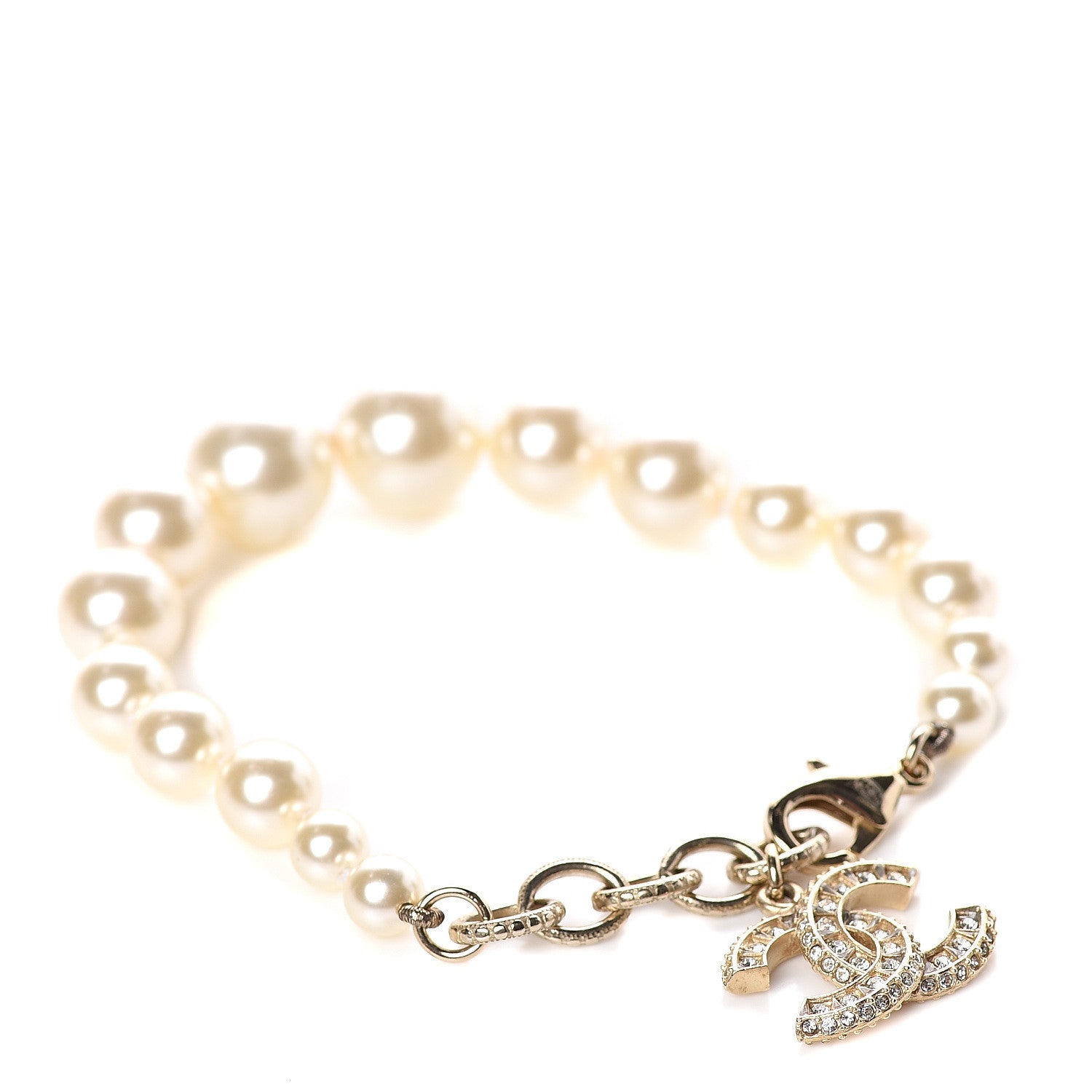 Chanel Pearl CC Bracelet Gold 1 of 4