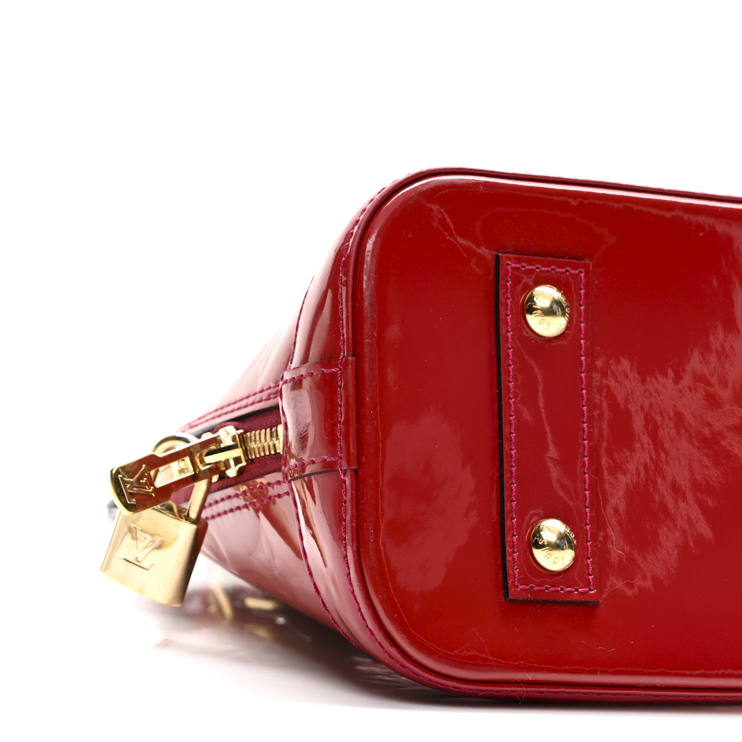 Louis Vuitton Vernis Alma BB Rose Indien 8 of 9