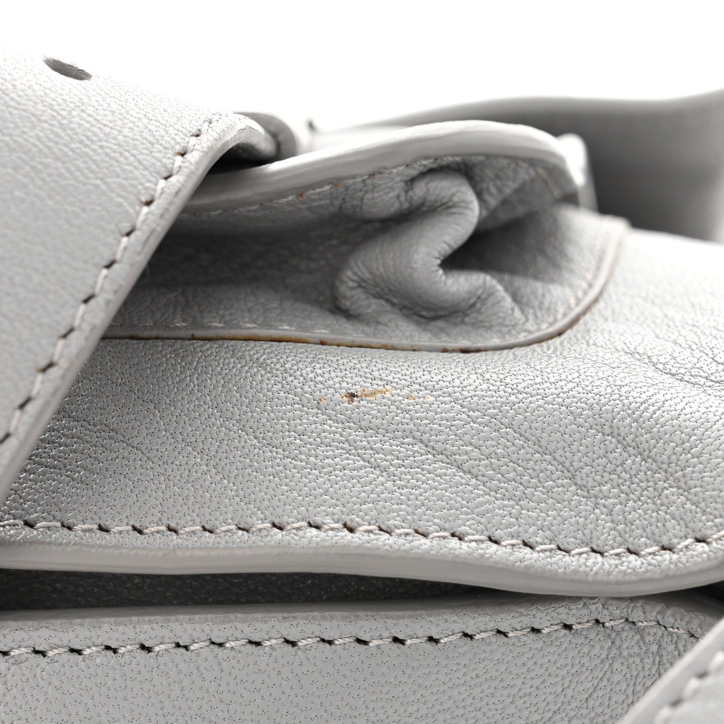 Lambskin Medium PS1 Satchel Dove Grey