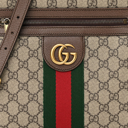 Gucci GG Supreme Monogram Web Small Ophidia Messenger Bag Brown 9 of 13