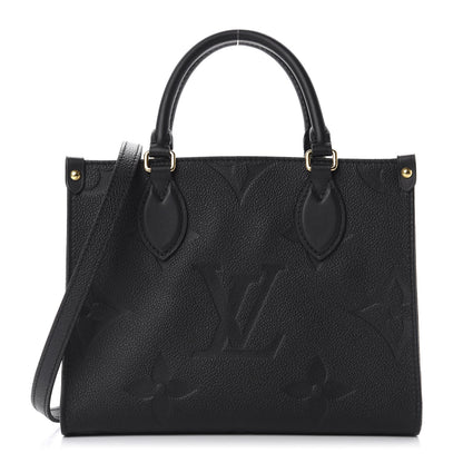 Louis Vuitton Empreinte Monogram Giant Onthego PM Black 1 of 12
