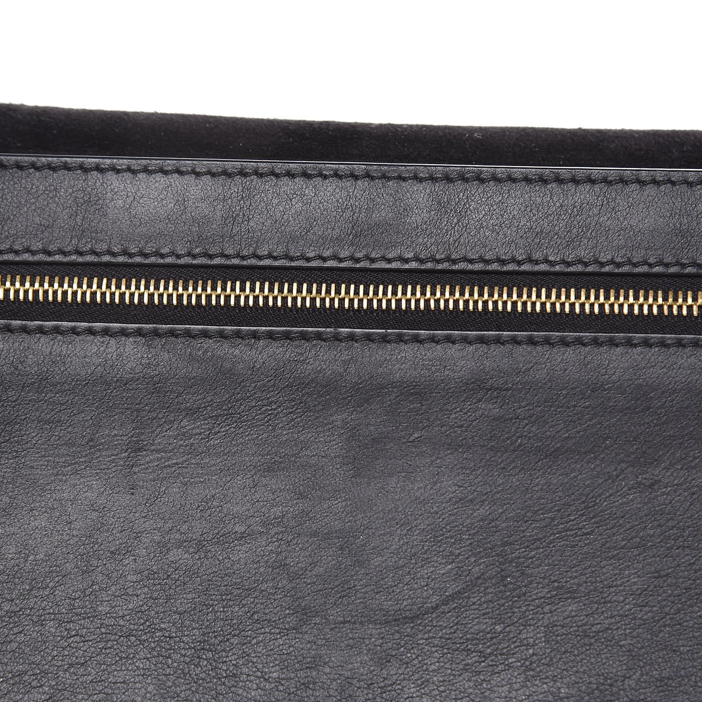 Lizard Calfskin Large Multifunction Strap Wallet Black