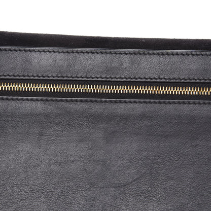 Celine Lizard Calfskin Large Multifunction Strap Wallet Black 13 of 14