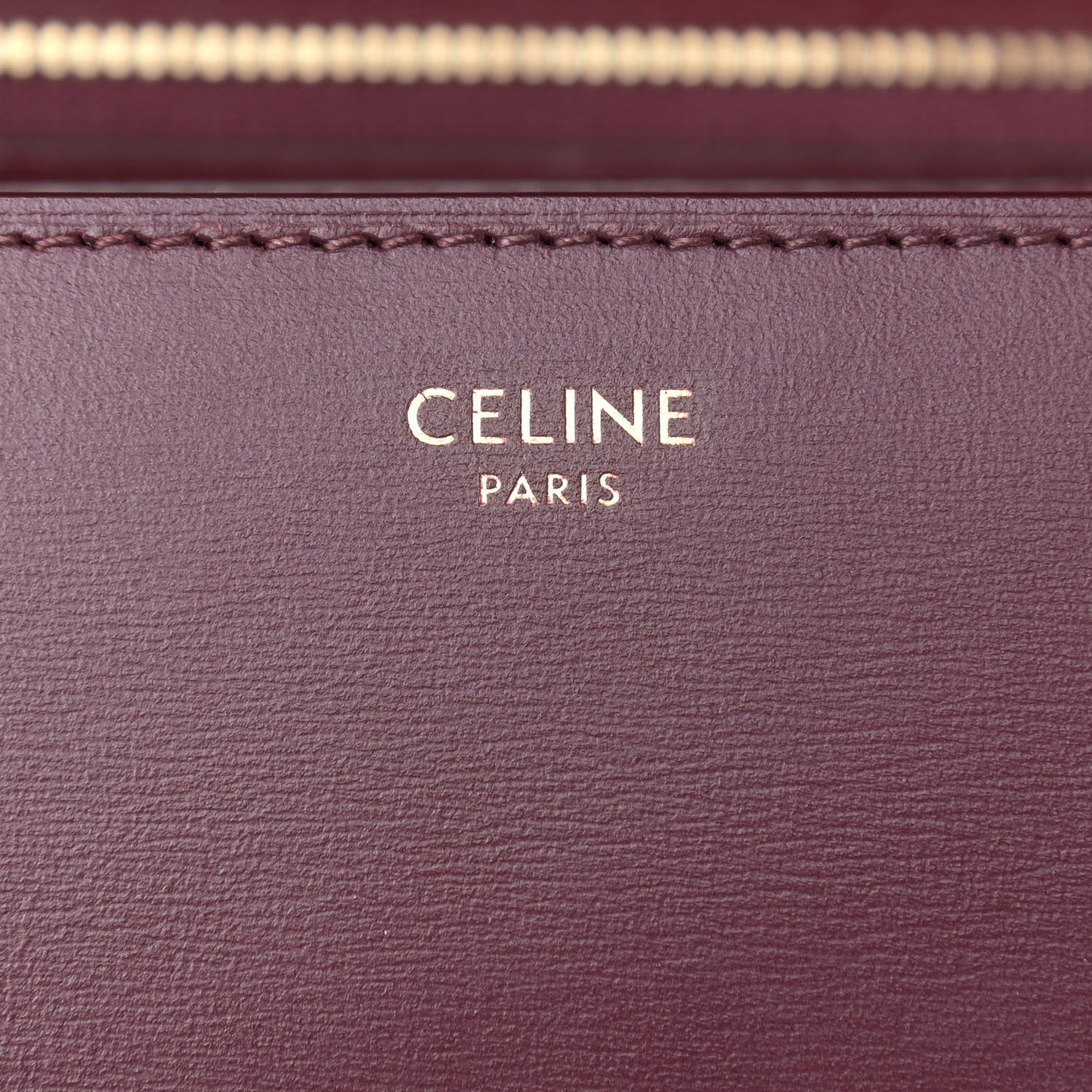 Box Calfskin Medium Classic Box Flap Bag Burgundy