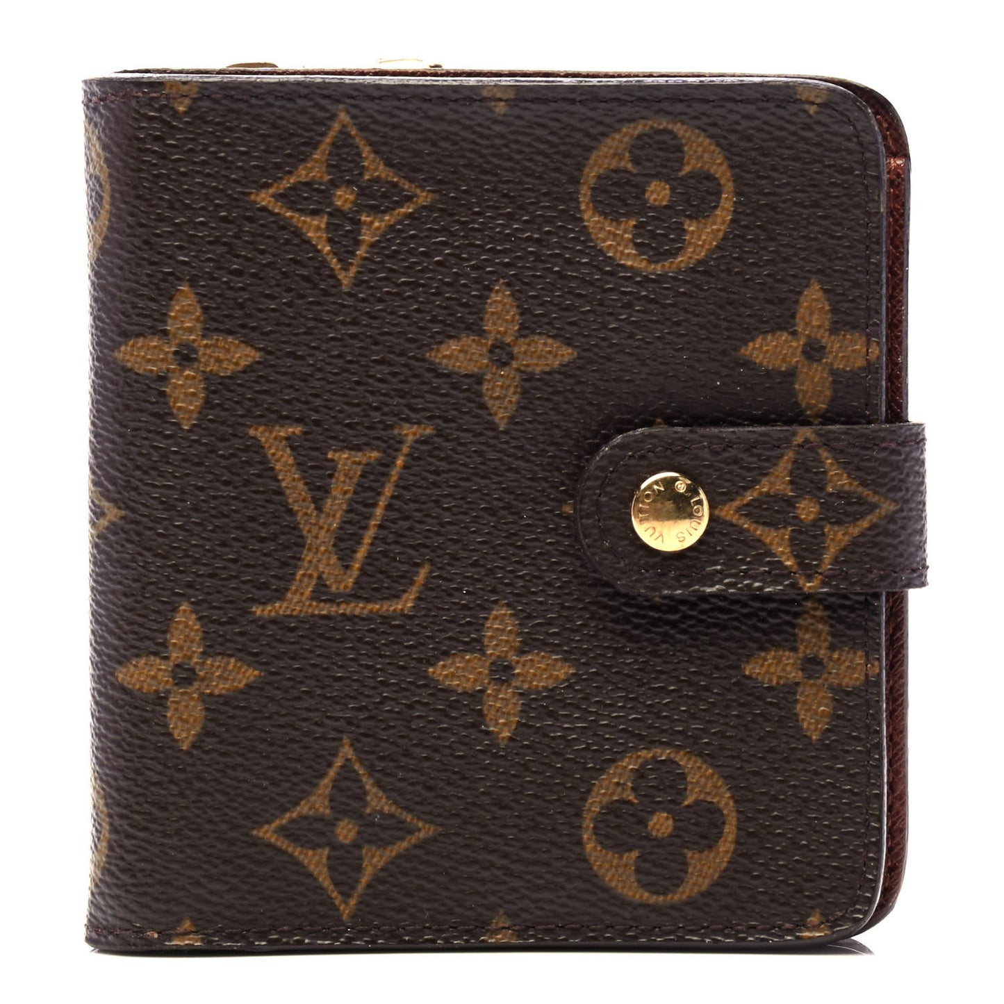 Monogram Compact Zippe Zipped Wallet