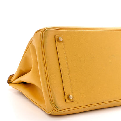 Hermes Epsom Birkin 35 Jaune 9 of 32