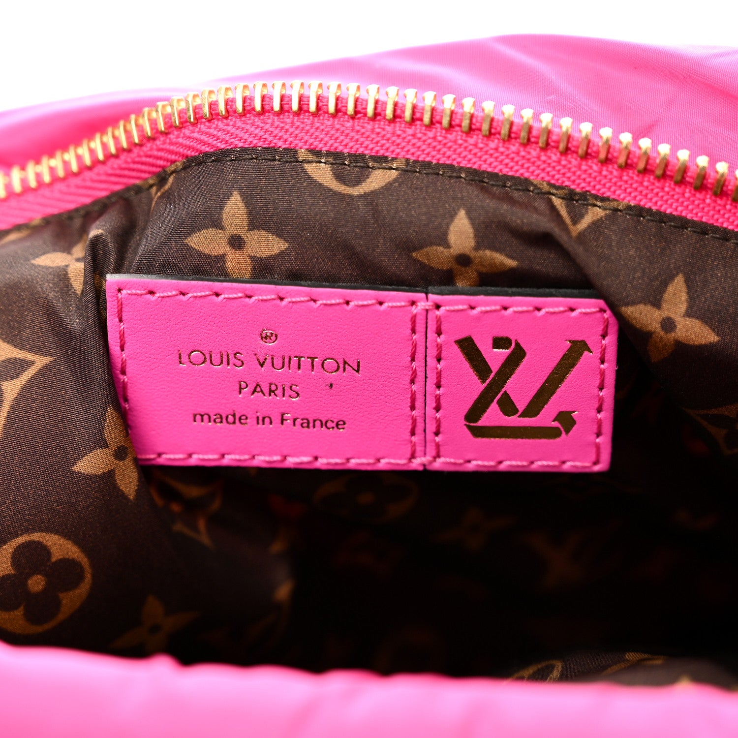 Louis Vuitton Econyl Monogram Pillow Maxi Multi Pochette Accessories Black Fuchsia 7 of 11