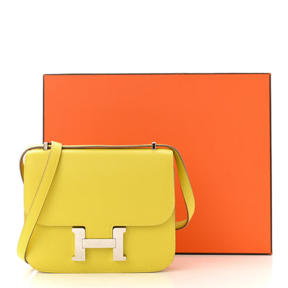 Hermes Epsom Constance 18 Lime 12 of 12