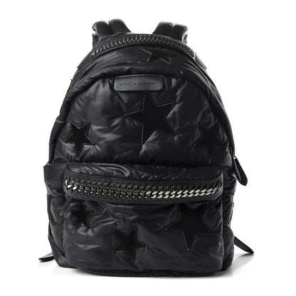 Stella McCartney Polyamide Falabella Stars Backpack Black 1 of 8