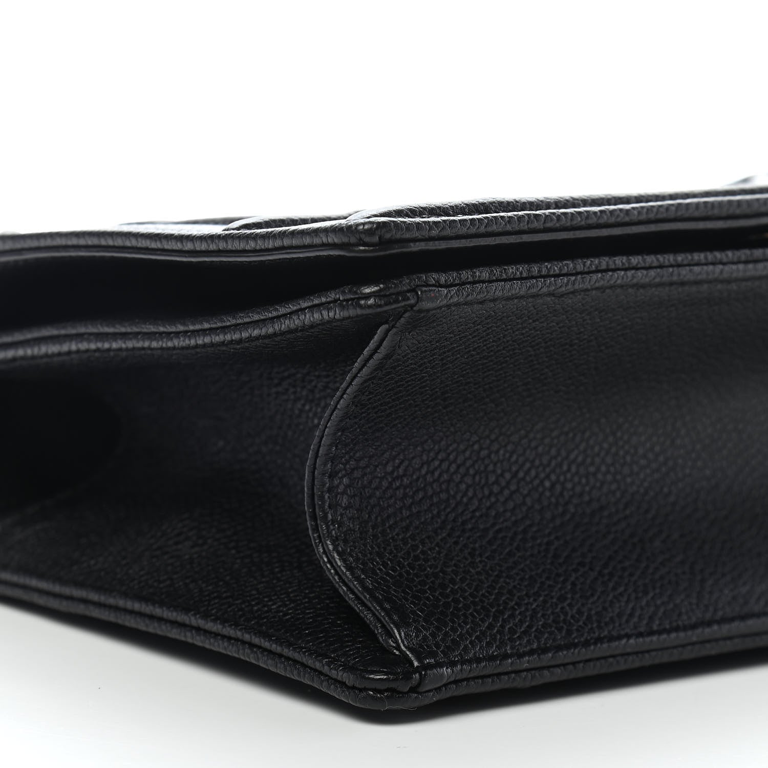 Christian Dior Grained Calfskin Small Diorama Flap Bag Black 9 of 10