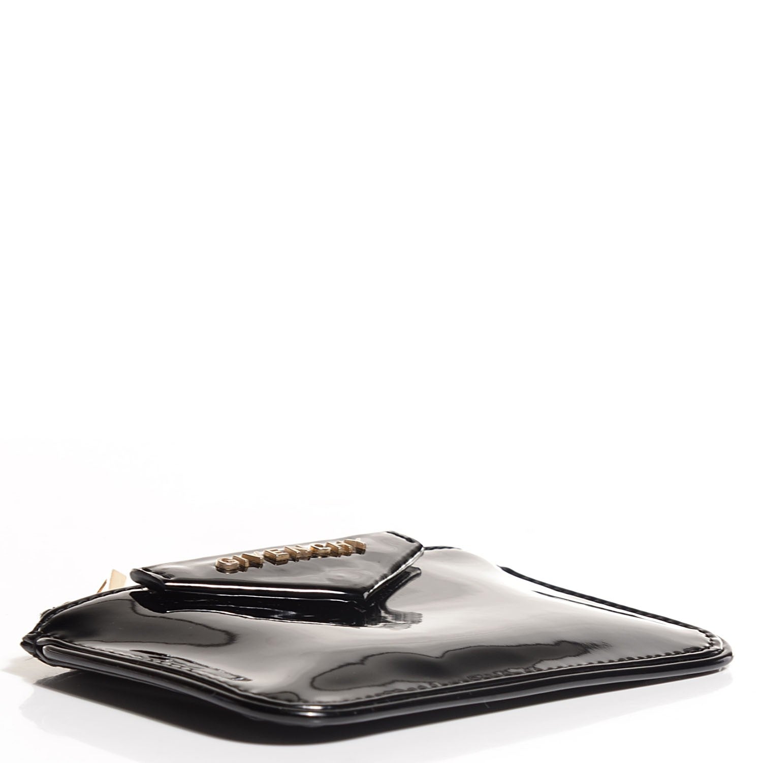 Givenchy Patent Calfskin Small Antigona Flat Pouch Black 4 of 8