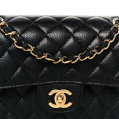 Chanel Caviar Quilted Small Double Flap Black 9 of 12