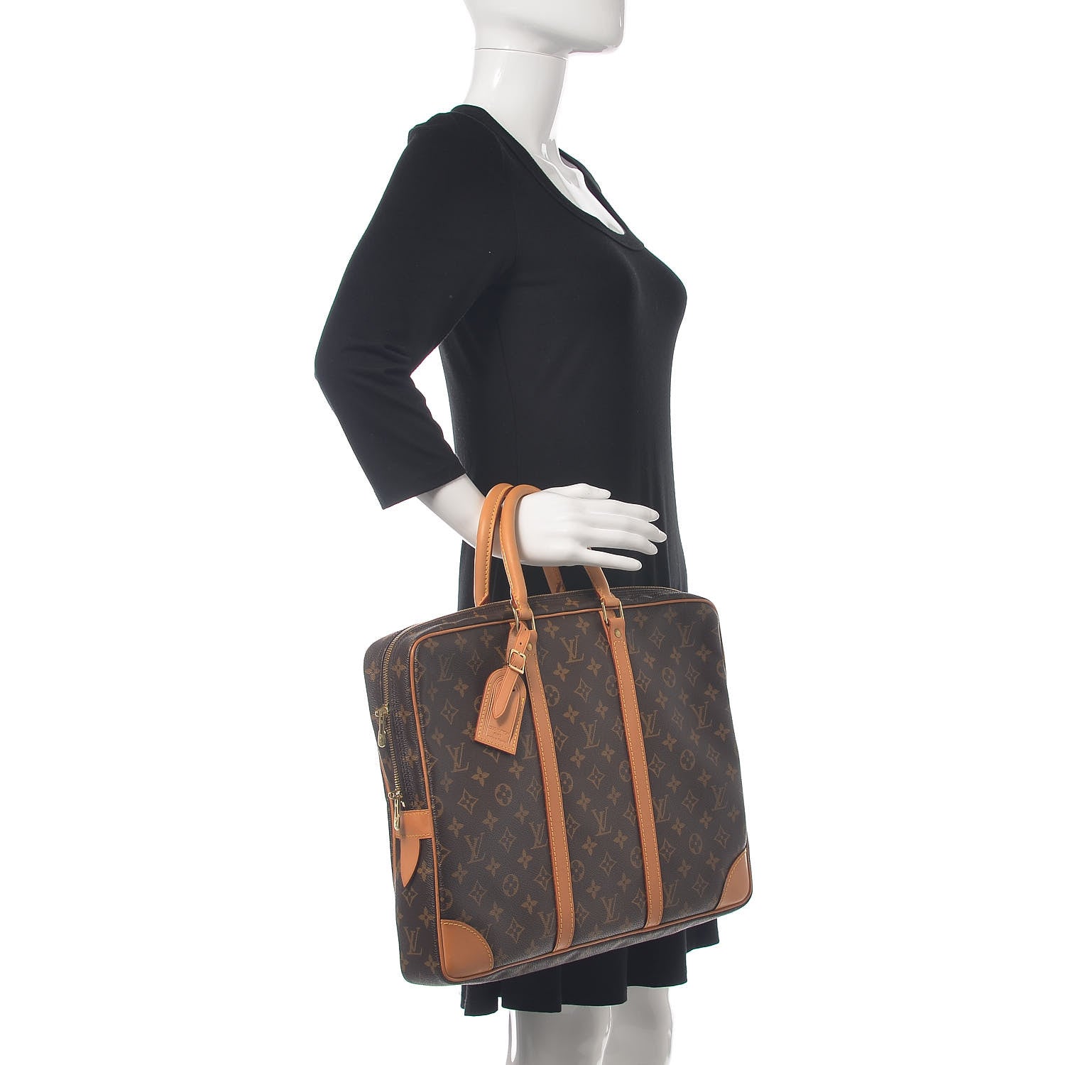 Louis Vuitton Monogram Porte-Documents Voyage Briefcase 2 of 9