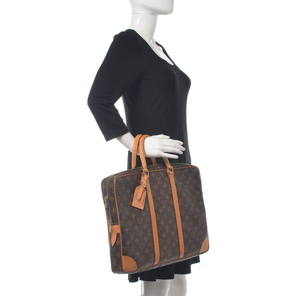 Louis Vuitton Monogram Porte-Documents Voyage Briefcase 2 of 9