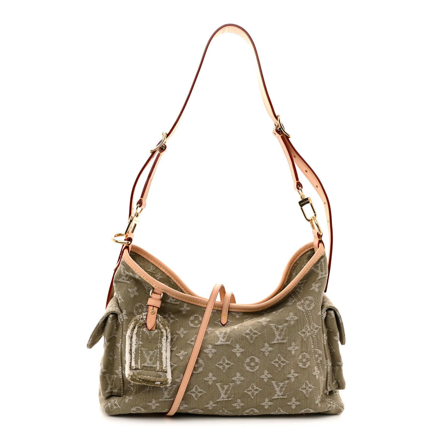 Louis Vuitton Denim CarryAll Cargo PM Khaki 1 of 9