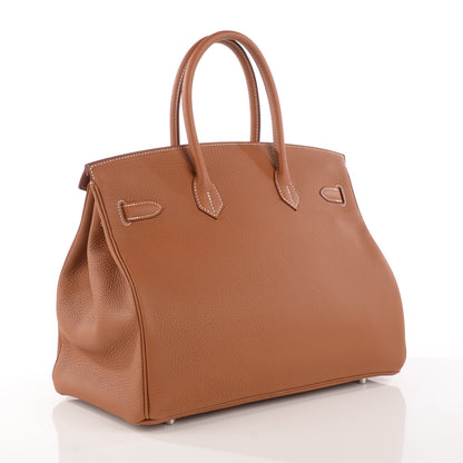 Hermes Togo Birkin 35 Gold 3 of 16