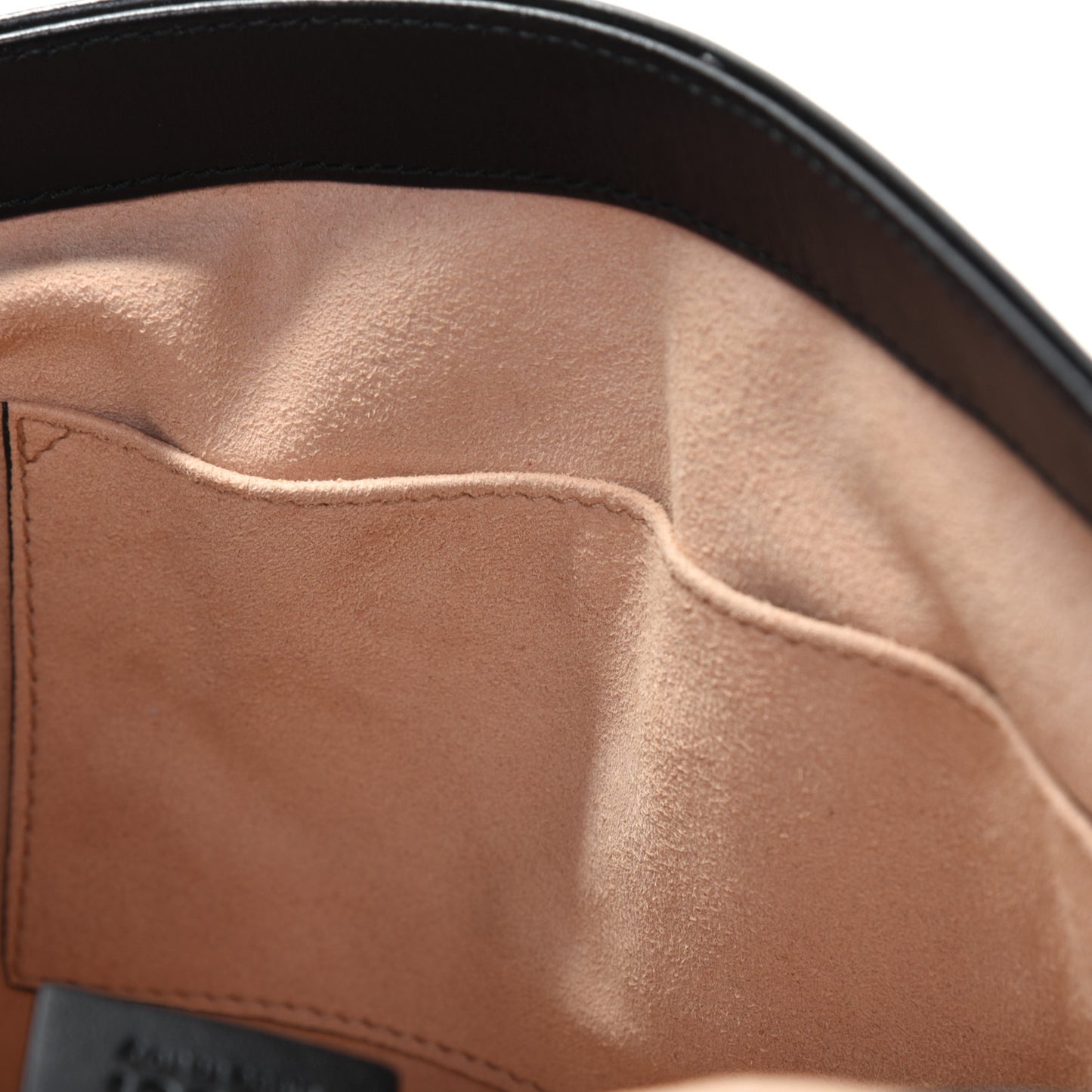 Calfskin Matelasse Medium GG Marmont Shoulder Bag Black