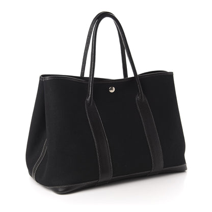 Hermes Toile Negonda Garden Party Tote 36 MM Black 3 of 12