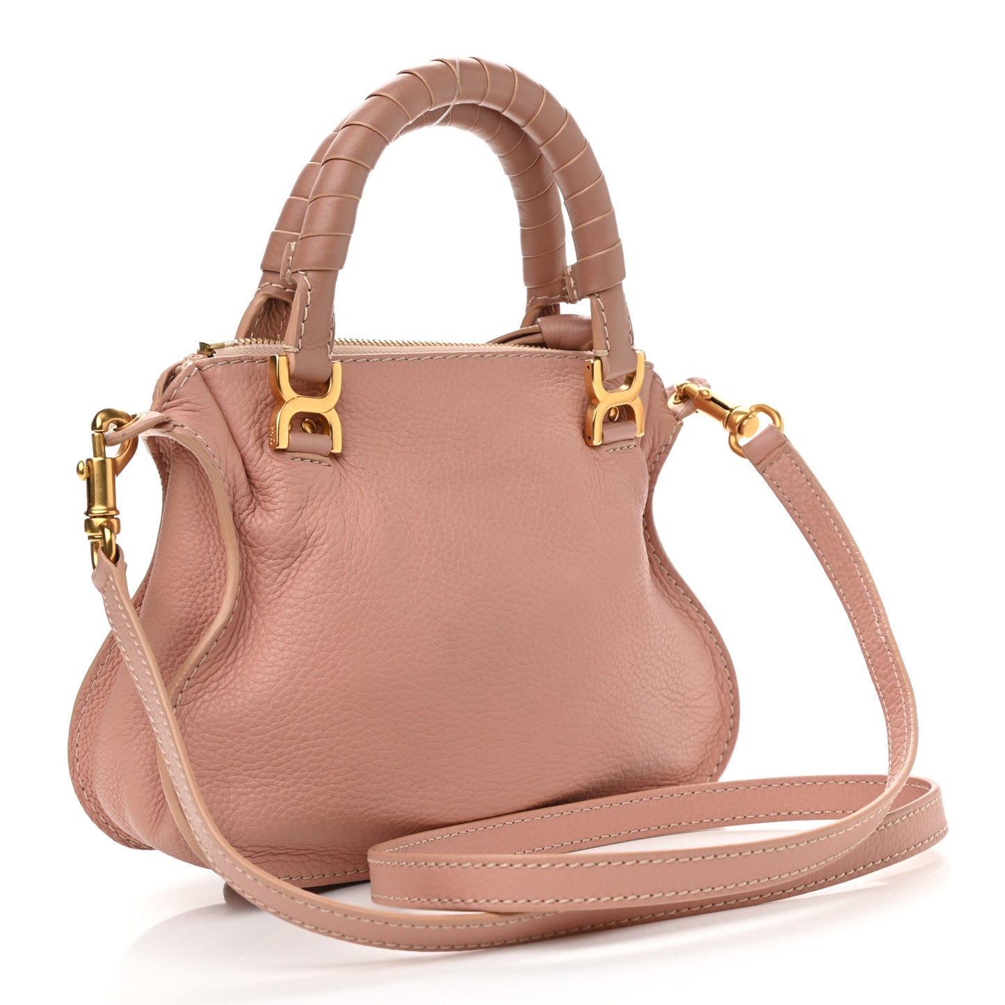 Calfskin Mini Marcie Satchel Waterlily