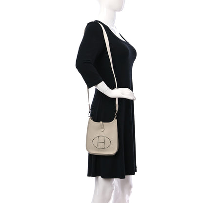 Hermes Taurillon Clemence Amazone Evelyne TPM Craie 2 of 13