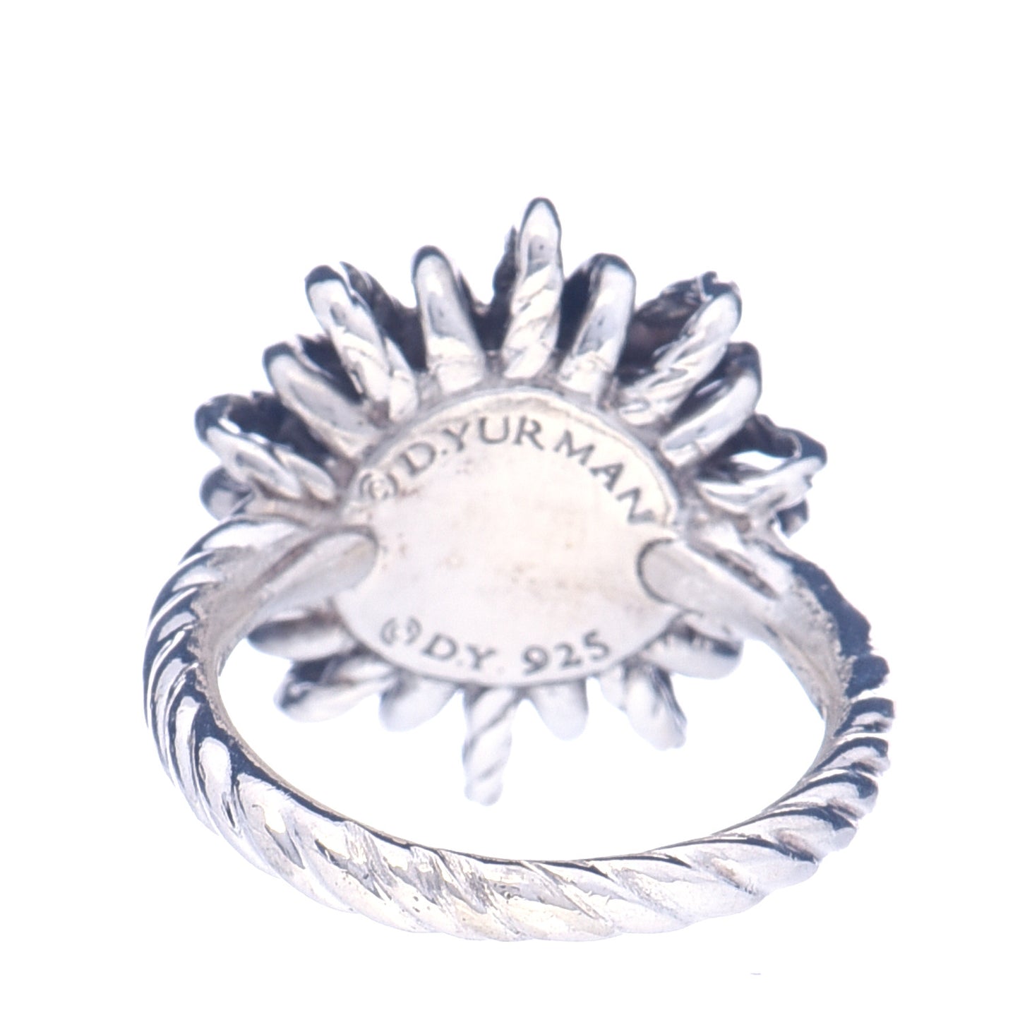 Sterling Silver Garnet Starburst Ring 47 4