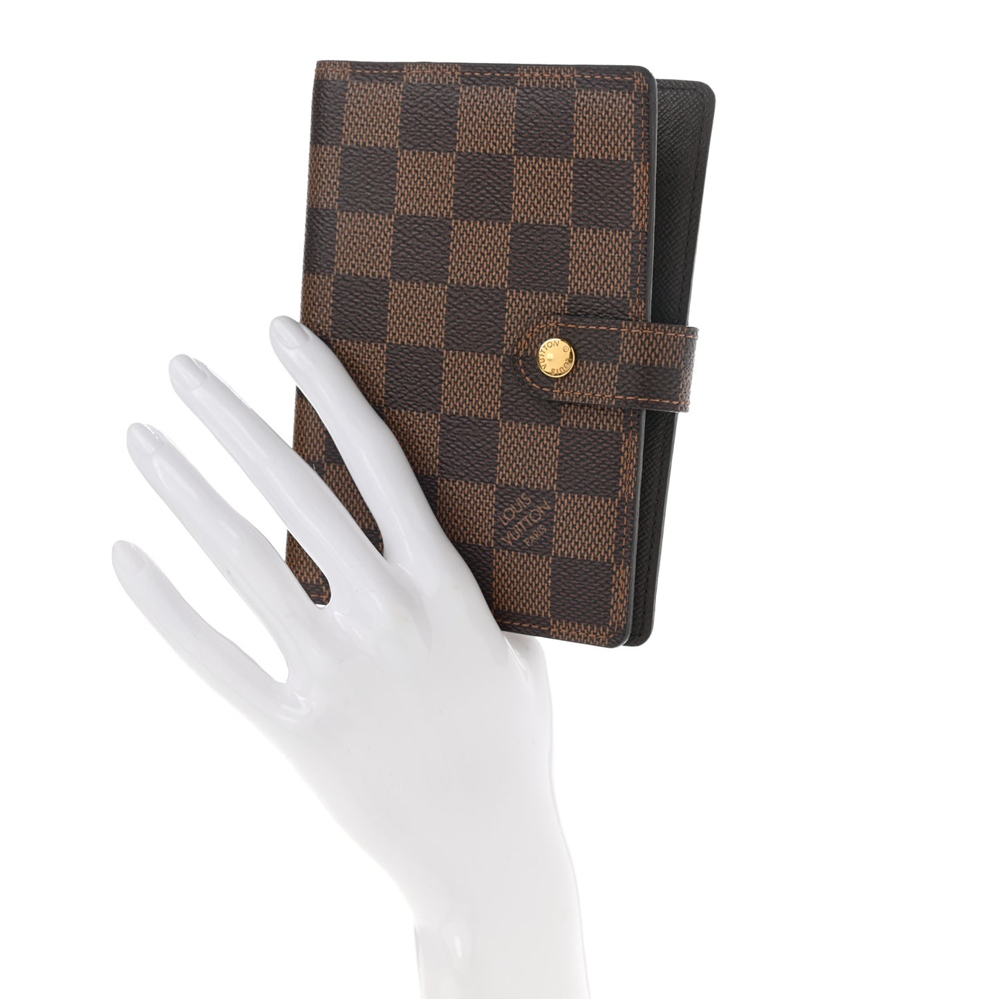 Damier Ebene Small Ring Agenda Cover