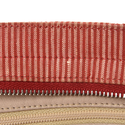 Chanel Toile Striped Quilted Mini Shoulder Bag Red 14 of 16