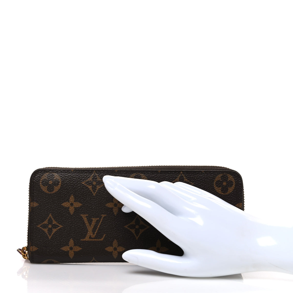 Monogram Clemence Wallet Fuchsia