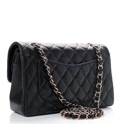 Chanel Lambskin Quilted Small Double Flap Black 2 of 4
