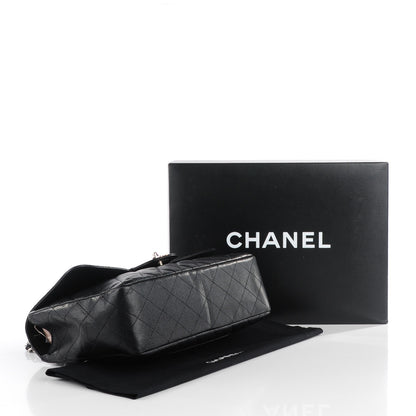 Chanel Caviar Quilted Jumbo Single Flap Black 4 of 8