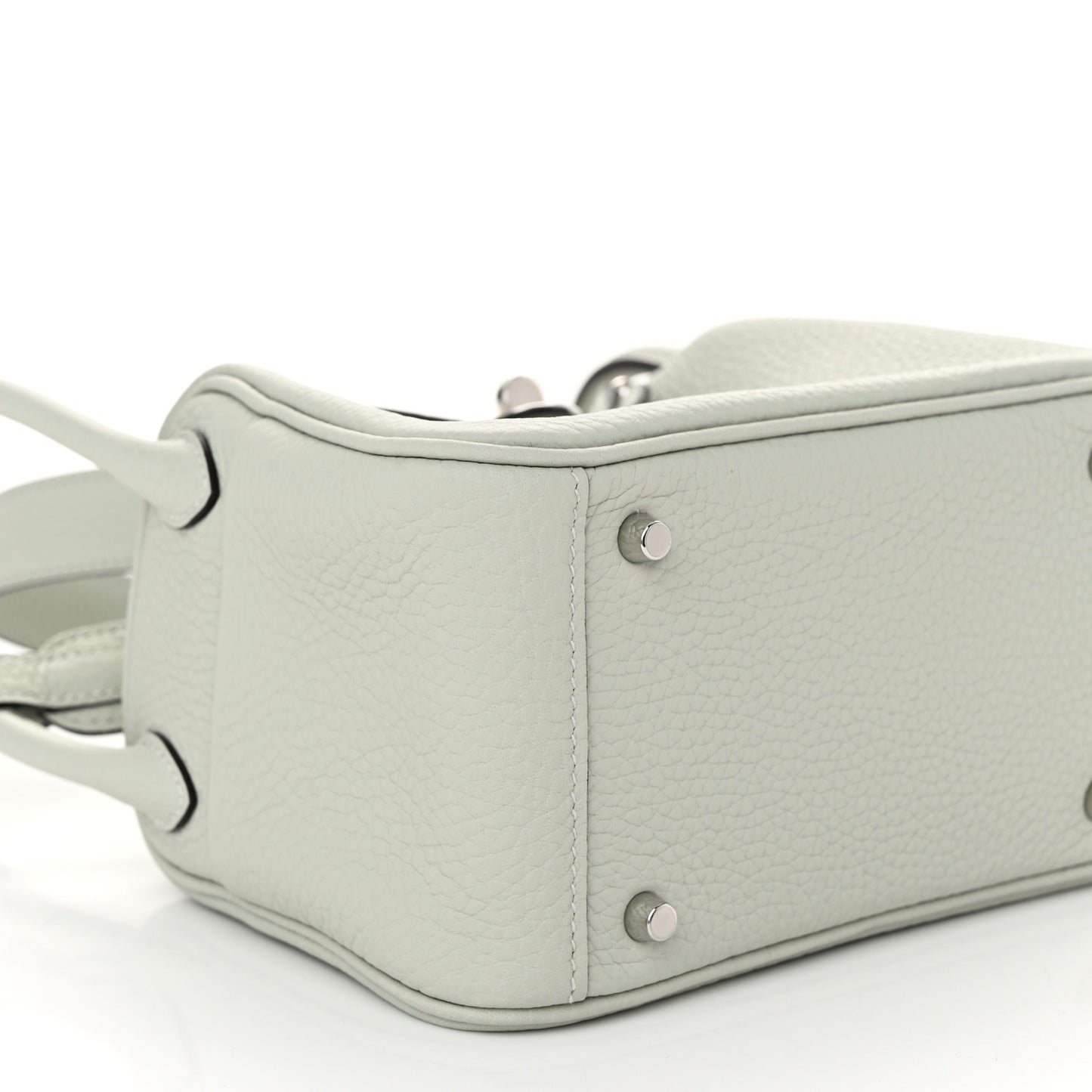 Taurillon Clemence Mini Lindy 20 Gris Neve