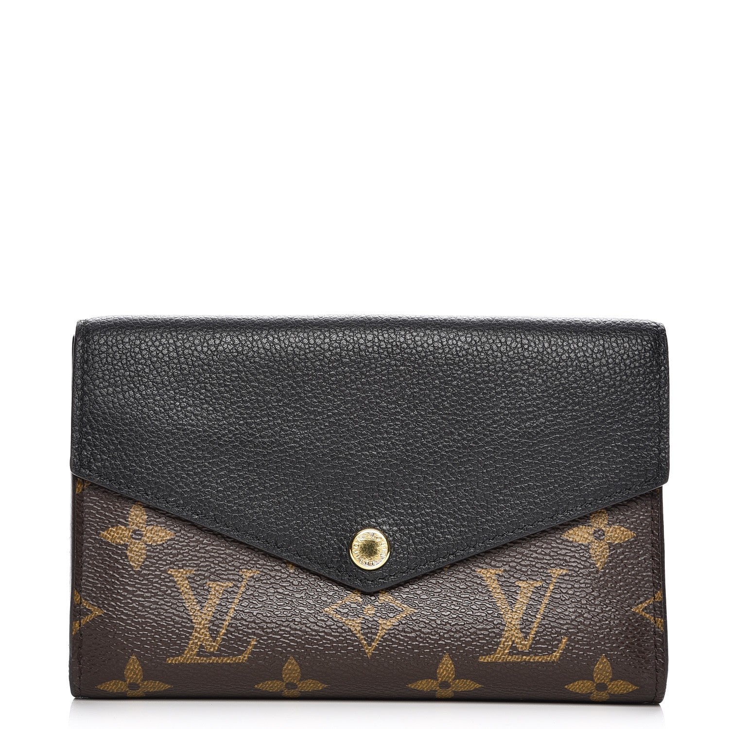 Louis Vuitton Monogram Pallas Compact Wallet Black 1 of 8