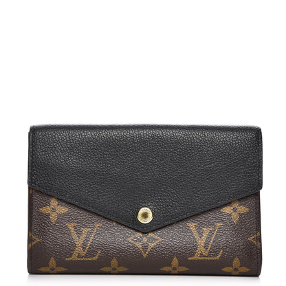 Louis Vuitton Monogram Pallas Compact Wallet Black 1 of 8