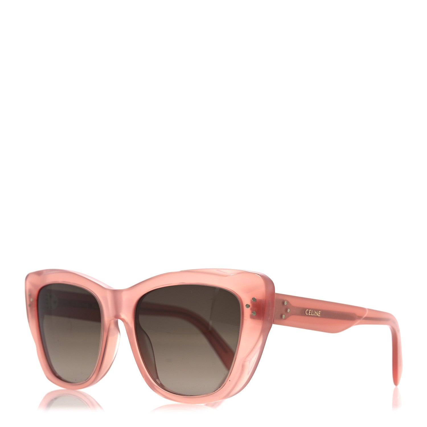 Celine Acetate Cat Eye Sunglasses CL40199I Pink 1 of 8