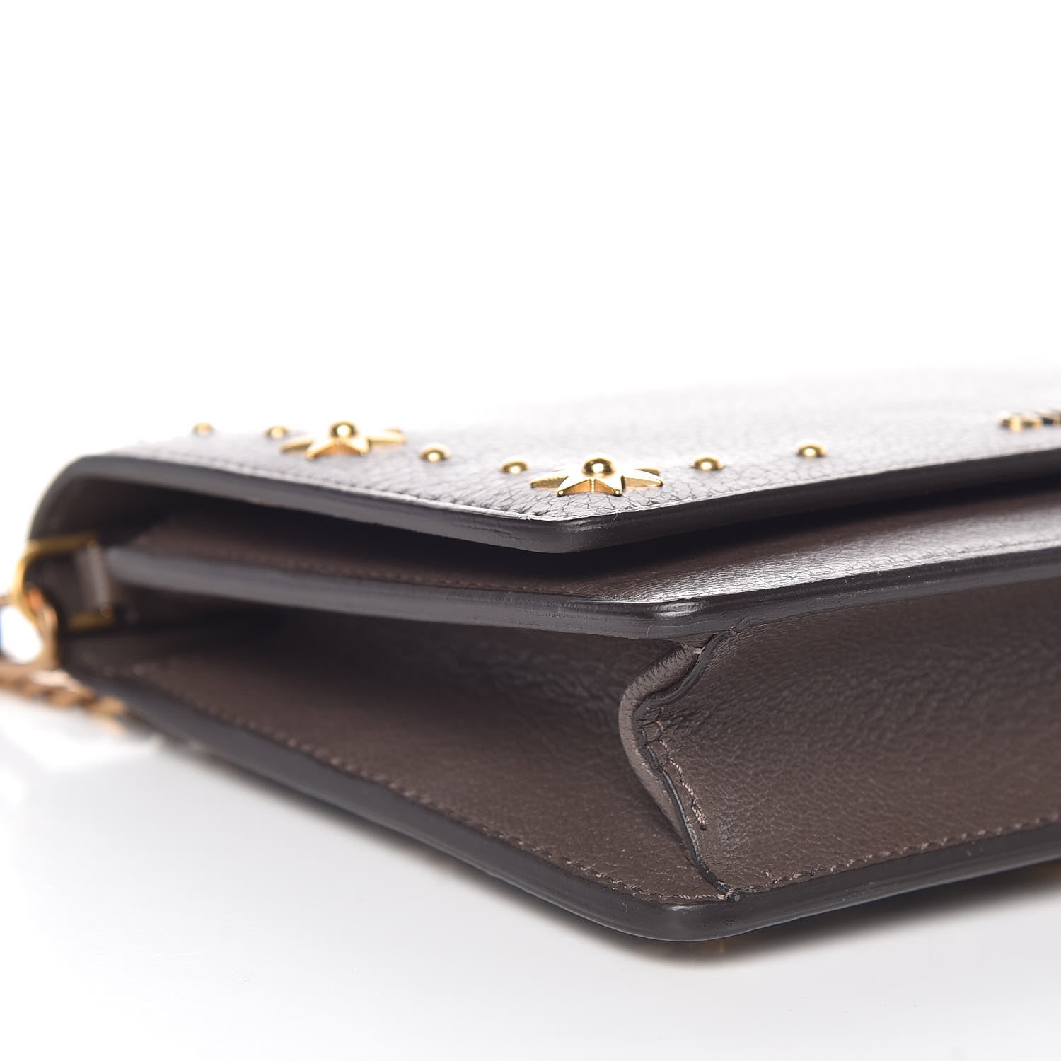 Givenchy Goatskin Embellished Pandora Chain Wallet Heather Grey 8 of 9