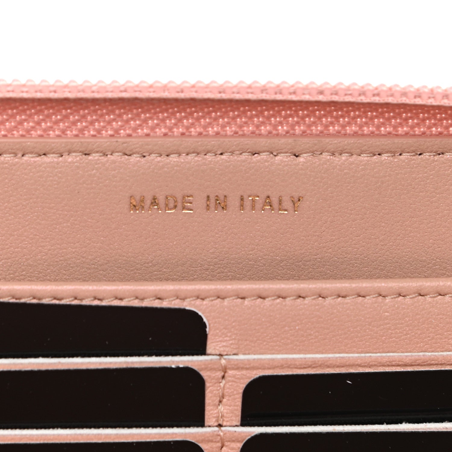 Chanel Iridescent Glazed Calfskin Quilted Boy Zip Around Wallet Light Pink 7 of 10