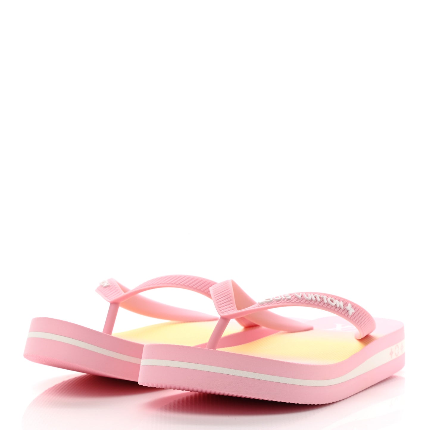 Rubber Arcade Flat Thong Sandals 37 Rose