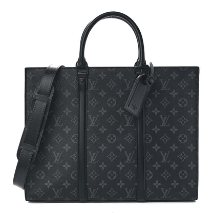 Louis Vuitton Monogram Eclipse Sac Plat Horizontal Zipper 1 of 11