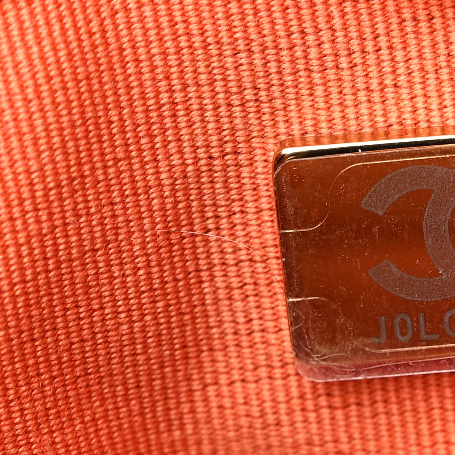 Chanel Calfskin Quilted Small CC Chain Bucket Backpack Orange 7 of 10