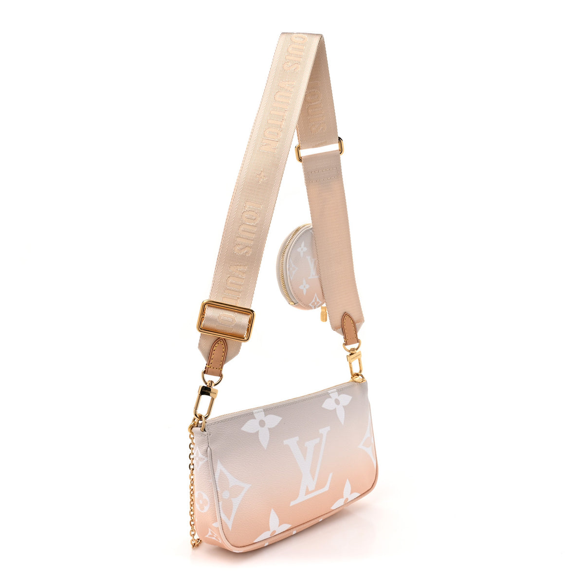 Louis Vuitton Monogram Giant By The Pool Multi Pochette Accessories Brume 2 of 9