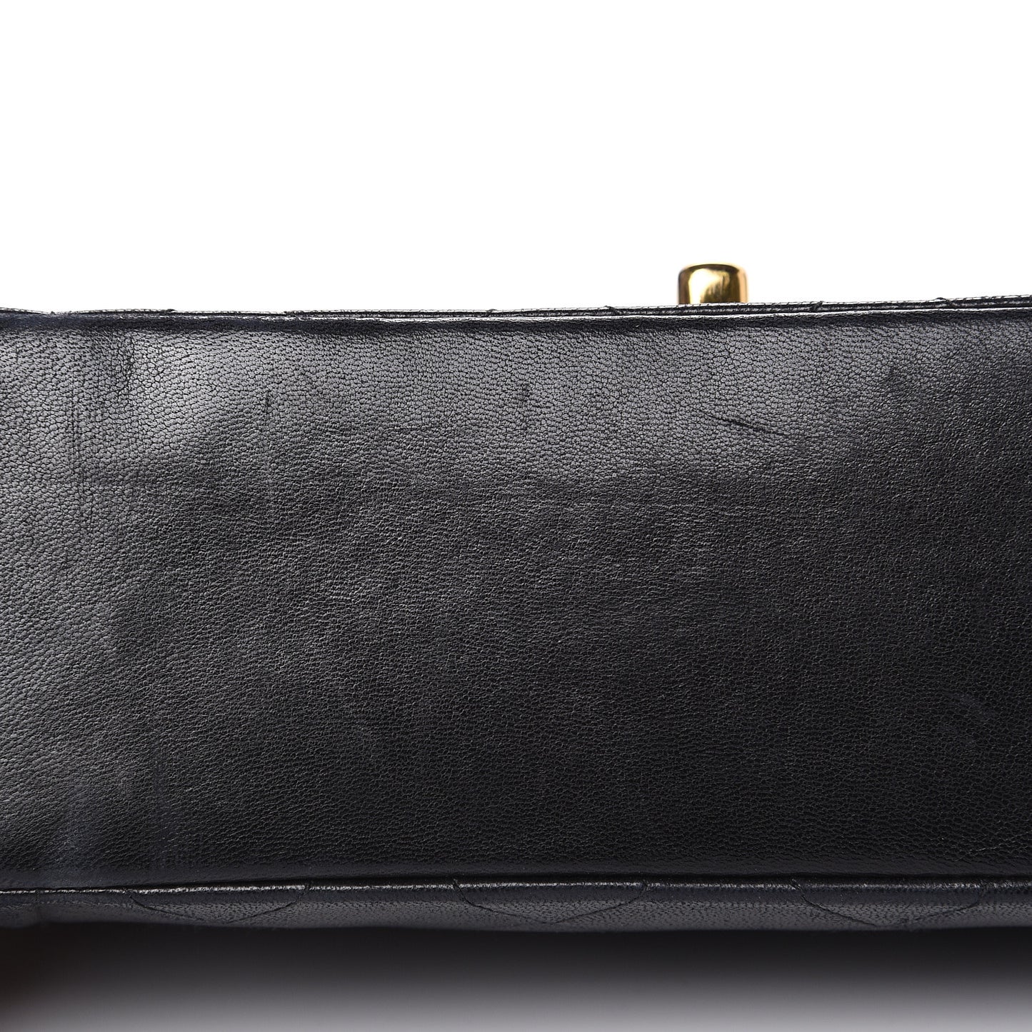 Lambskin Quilted Small Single Flap Black