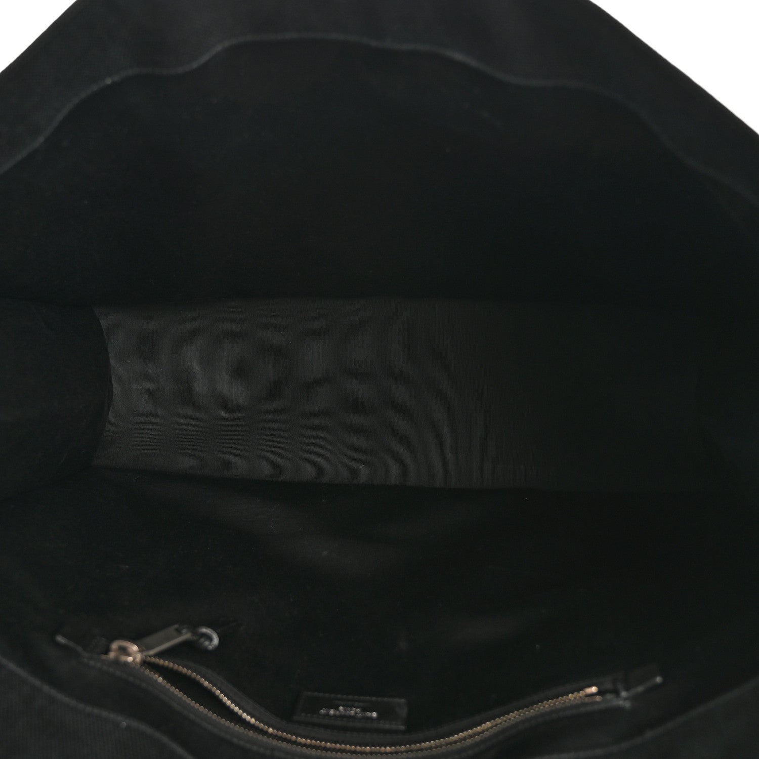 Saint Laurent Raffia Linen Calfskin Rive Gauche Tote Naturale Black 5 of 12