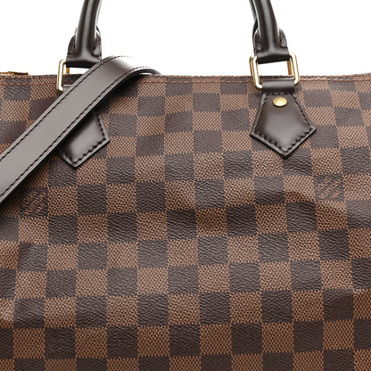 Louis Vuitton Damier Ebene Speedy Bandouliere 30 8 of 10