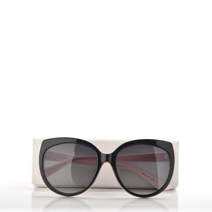 Christian Dior Acetate Diorific Sunglasses Black Pink 9 of 9