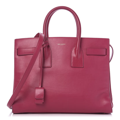 Saint Laurent Calfskin Small Sac De Jour Fuchsia 1 of 10