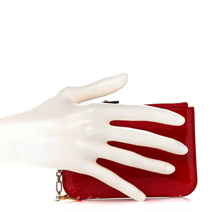 Louis Vuitton Vernis Key Pouch NM Cherry 2 of 7